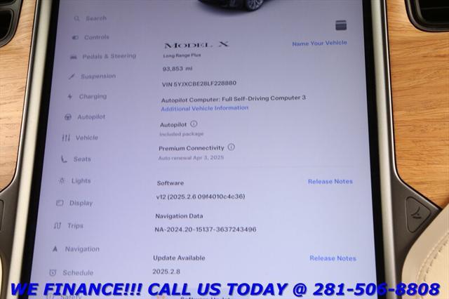 used 2020 Tesla Model X car, priced at $31,995