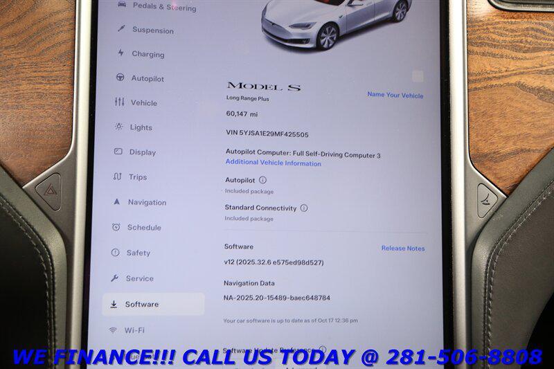 used 2021 Tesla Model S car, priced at $35,495