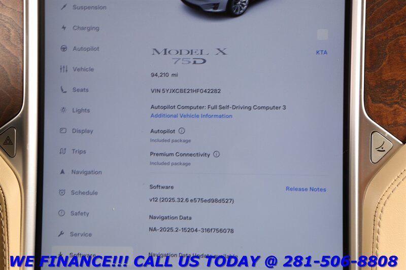 used 2017 Tesla Model X car, priced at $22,995