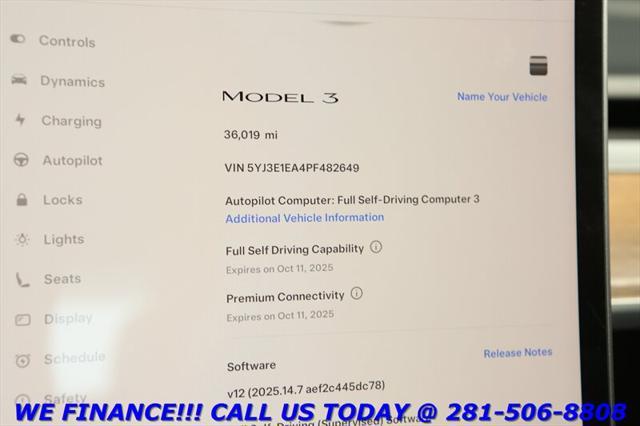 used 2023 Tesla Model 3 car, priced at $24,995