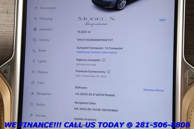 used 2016 Tesla Model X car, priced at $26,995