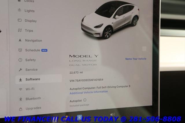 used 2022 Tesla Model Y car, priced at $31,995