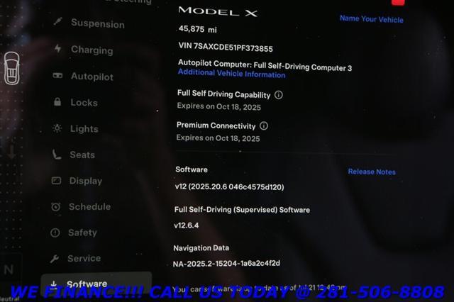 used 2023 Tesla Model X car, priced at $46,995
