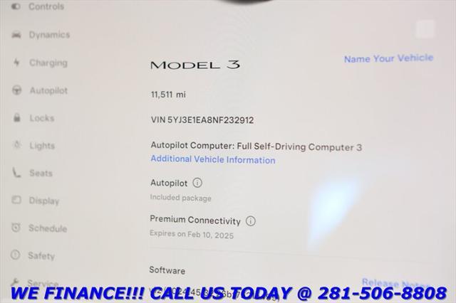 used 2022 Tesla Model 3 car, priced at $26,995