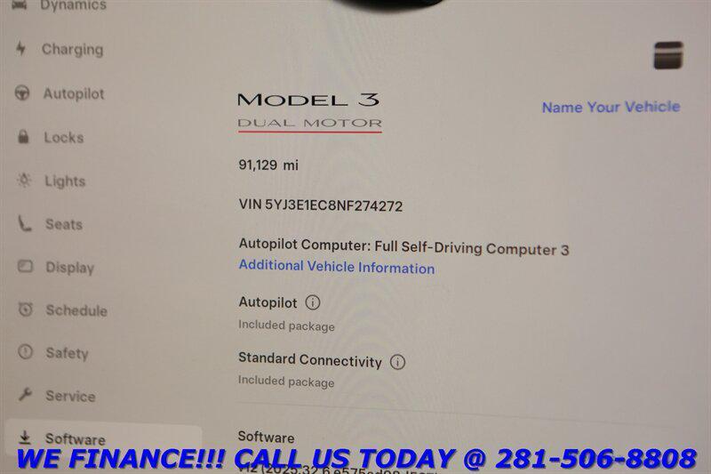 used 2022 Tesla Model 3 car, priced at $22,995