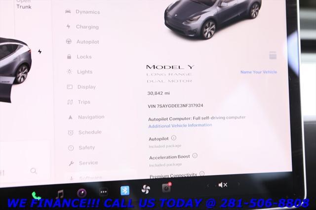 used 2022 Tesla Model Y car, priced at $29,995