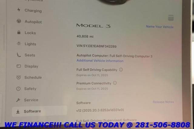 used 2022 Tesla Model 3 car, priced at $24,995