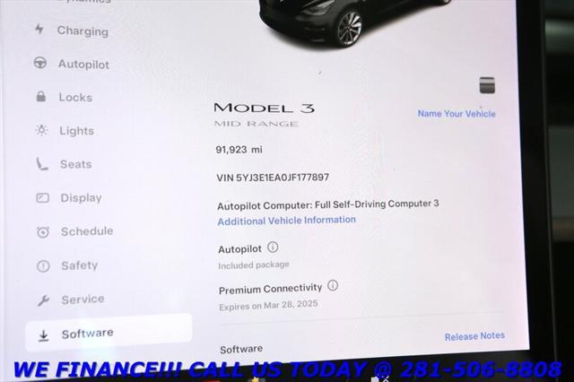 used 2018 Tesla Model 3 car, priced at $18,995