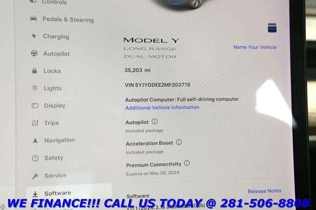 used 2021 Tesla Model Y car, priced at $30,995