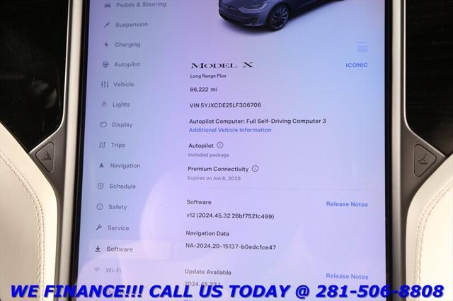 used 2020 Tesla Model X car, priced at $35,995