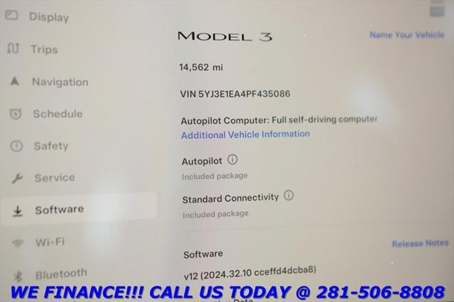 used 2023 Tesla Model 3 car, priced at $27,995