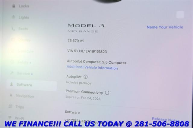 used 2018 Tesla Model 3 car, priced at $19,995