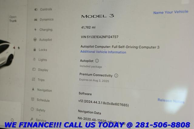 used 2022 Tesla Model 3 car, priced at $22,995