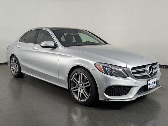used 2015 Mercedes-Benz C-Class car, priced at $19,989