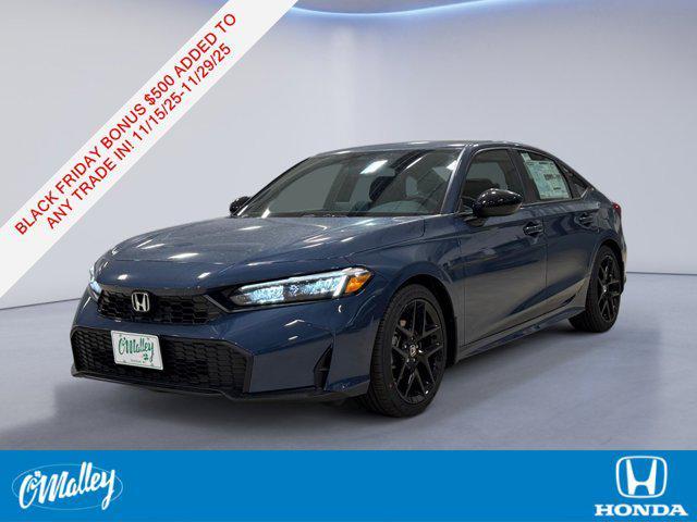 new 2026 Honda Civic car, priced at $27,299