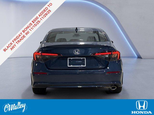 new 2026 Honda Civic car, priced at $27,299