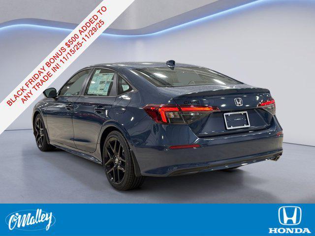 new 2026 Honda Civic car, priced at $27,299