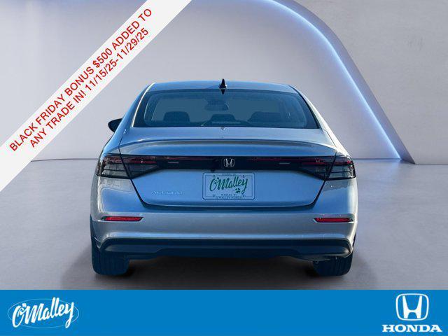 new 2025 Honda Accord car, priced at $30,319