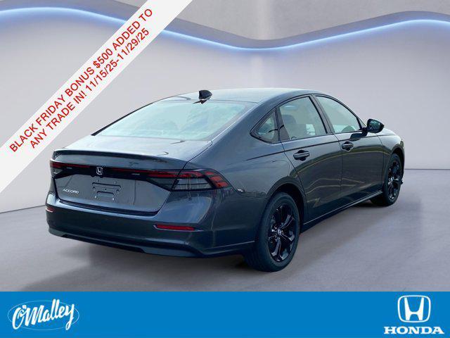 new 2025 Honda Accord car, priced at $30,274