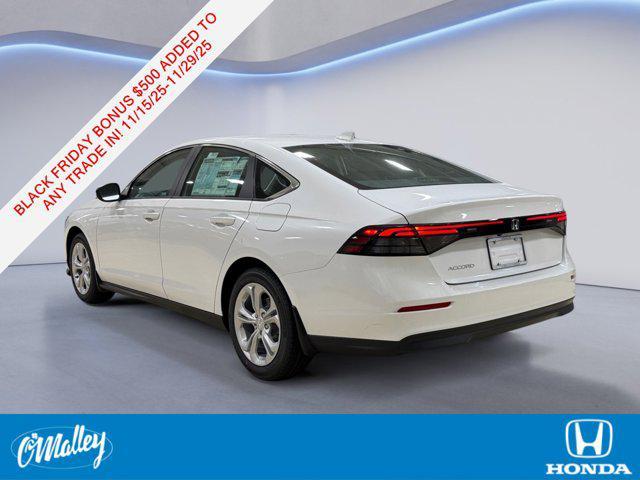new 2025 Honda Accord car, priced at $28,799
