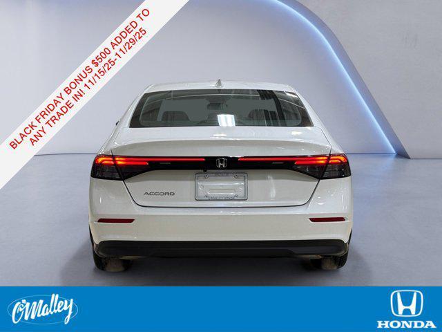 new 2025 Honda Accord car, priced at $28,799