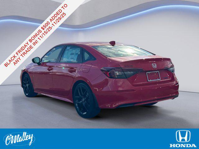 new 2026 Honda Civic Hybrid car, priced at $29,399