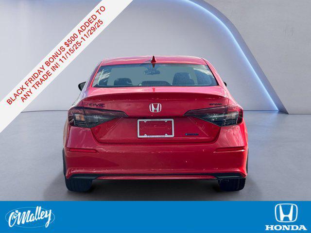 new 2026 Honda Civic Hybrid car, priced at $29,399