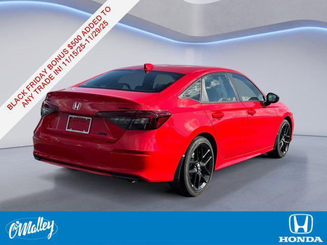 new 2026 Honda Civic Hybrid car, priced at $29,399