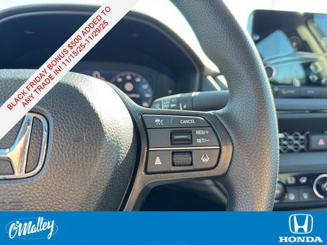 new 2025 Honda Accord car, priced at $30,319