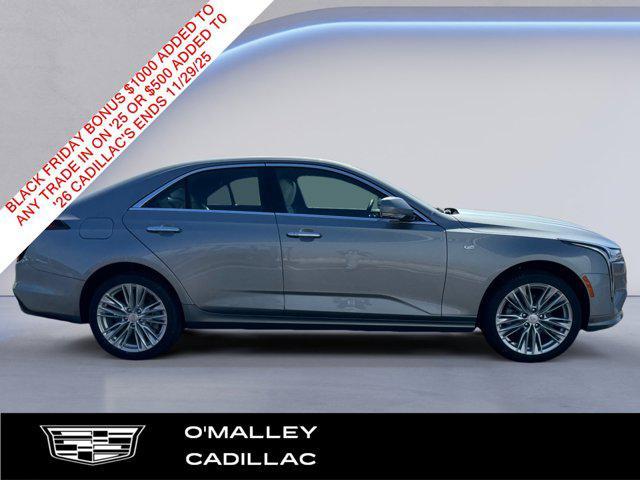 new 2025 Cadillac CT4 car, priced at $45,809