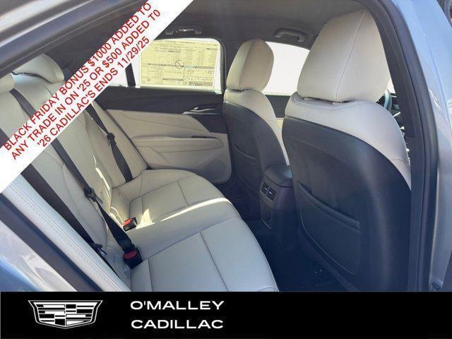 new 2025 Cadillac CT4 car, priced at $45,809