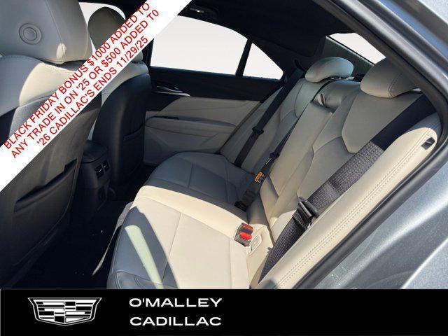 new 2025 Cadillac CT4 car, priced at $45,809