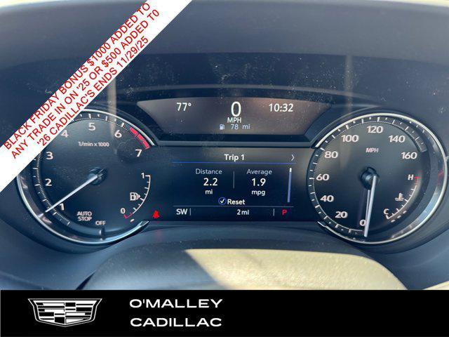 new 2025 Cadillac CT4 car, priced at $45,809