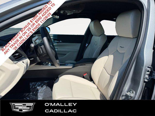 new 2025 Cadillac CT4 car, priced at $45,809