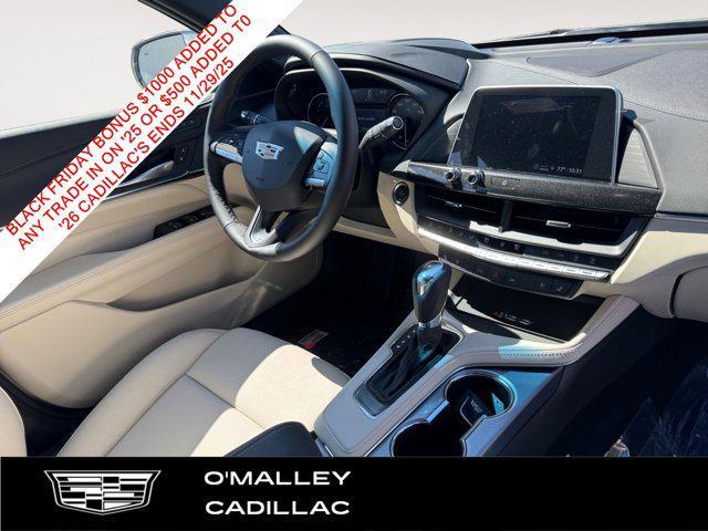 new 2025 Cadillac CT4 car, priced at $45,809