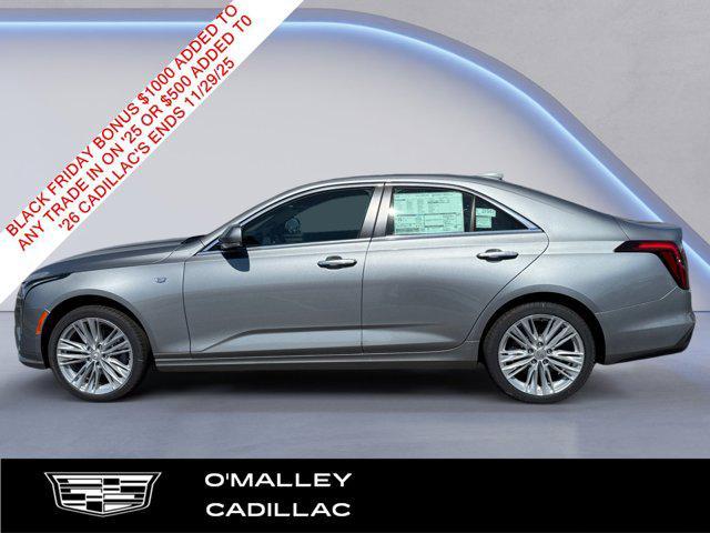 new 2025 Cadillac CT4 car, priced at $45,809