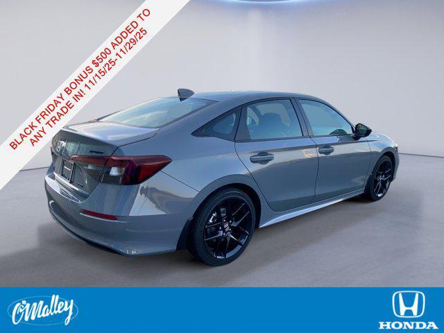 new 2026 Honda Civic Hybrid car, priced at $29,899