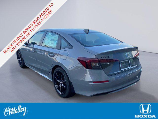 new 2026 Honda Civic Hybrid car, priced at $29,899