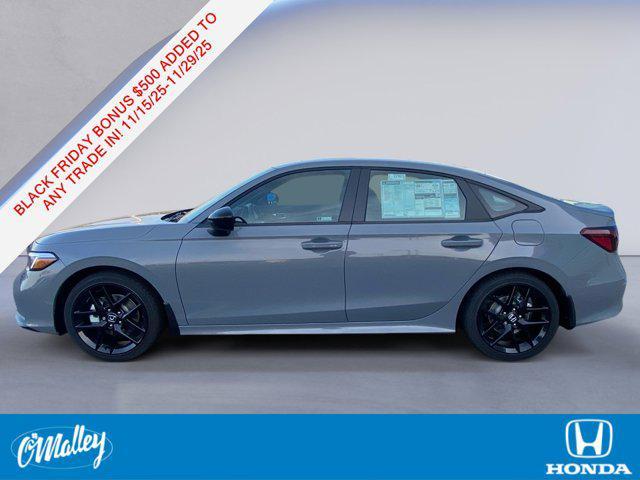 new 2026 Honda Civic Hybrid car, priced at $29,899