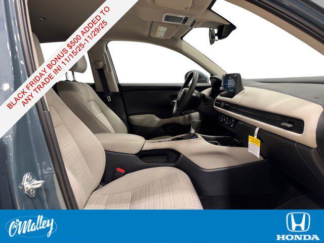 new 2026 Honda HR-V car, priced at $28,499