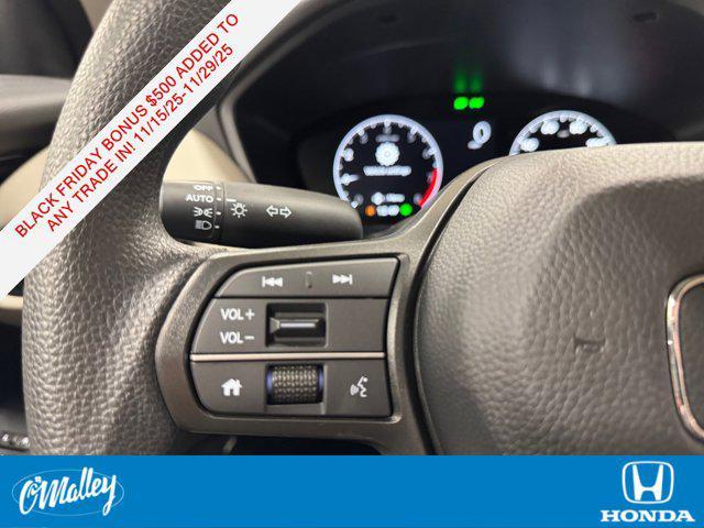 new 2026 Honda HR-V car, priced at $28,499