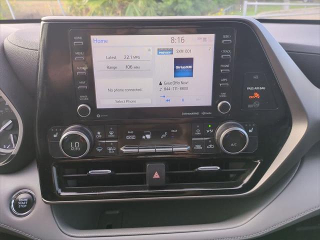 used 2022 Toyota Highlander car, priced at $34,359