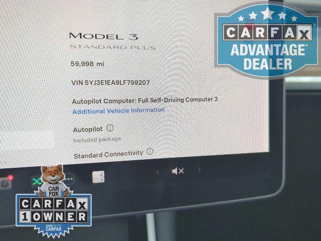 used 2020 Tesla Model 3 car, priced at $18,795