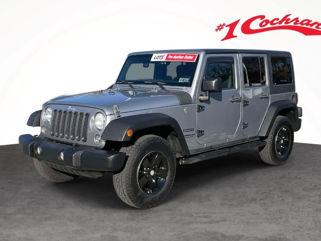 used 2016 Jeep Wrangler Unlimited car, priced at $16,998