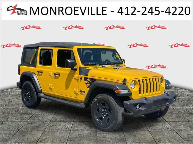 used 2021 Jeep Wrangler Unlimited car, priced at $26,494