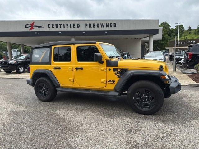 used 2021 Jeep Wrangler Unlimited car, priced at $28,993
