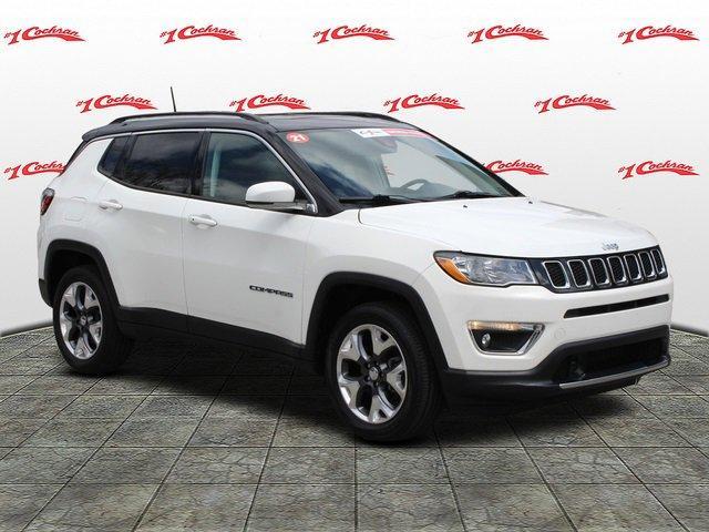used 2021 Jeep Compass car, priced at $21,823