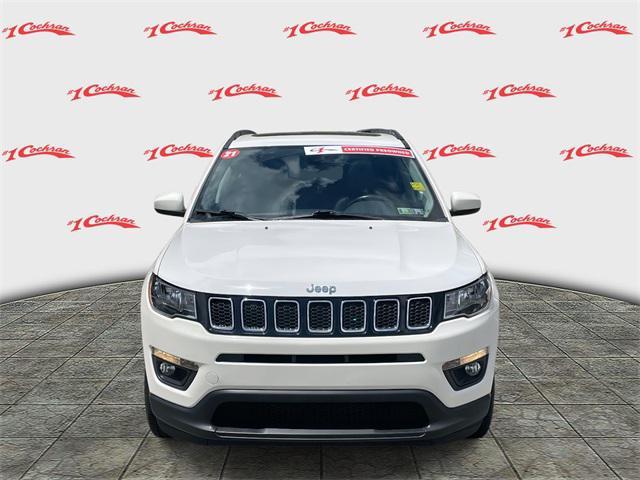 used 2021 Jeep Compass car, priced at $18,499