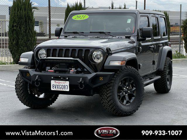 used 2021 Jeep Wrangler Unlimited car, priced at $30,988