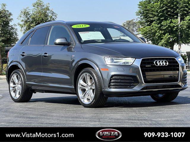 used 2018 Audi Q3 car, priced at $14,000